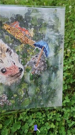 Hedgehog in the Woodlands 🦔 | Whimsical Watercolor Art Print | Cozy Forest Magic #watercolor