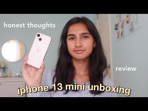 new iphone 13 mini unboxing and set up 2021!