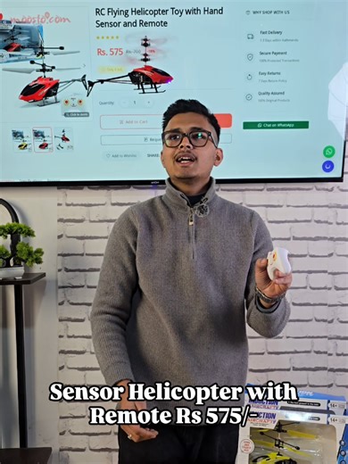 Buy Sensor Helicopter for Kids at Affordable Price