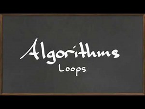 MAT 112: Algorithms -- Loops