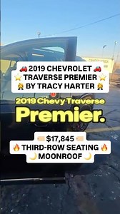 Tracy Harter presents a 2019 Chevrolet Traverse Premier