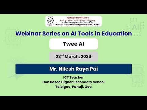 Day 6 : Twee AI | Webinar Series on AI Tools in Education