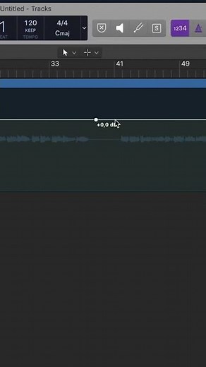 Cara Automation Track on Logic Pro