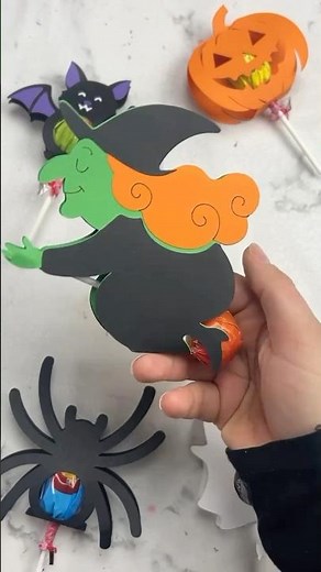 Halloweenpyssel med godis 🍬 | Färgglada Cricut-idéer du måste testa! 🎃