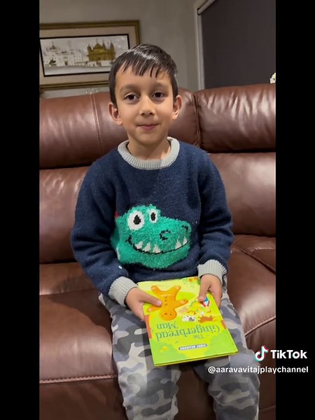 The gingerbread man story # story time# story for kids# fun