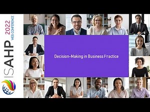 ISAHP 2022 Workshop: Introduction to ANP (Ilker Topcu)