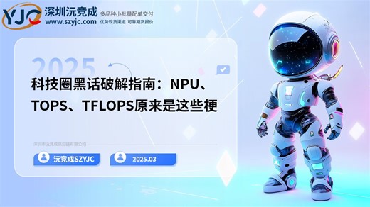 AI术语 NPU、TOPS、TFLOPS都是什么呢?