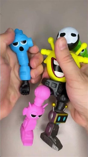 ASMR Unboxing: Customizing Rainbow Friends Block Figures! #rainbowfriends #asmrunboxing