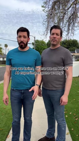 Watch the Property Brothers take on the viral twin challenge
