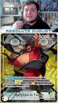 OP16 Leader Reveal! || Marshall.D.Teach! || #onepiece #onepiecetcg #optcg #op16 #blackbeard