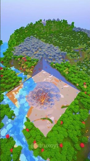 EASY Minecraft Sky Island Build Timelapse