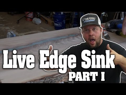 DIY Live Edge Bathroom Countertop | Part 1