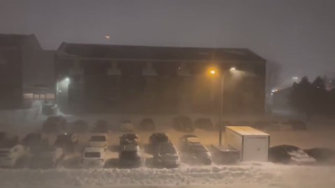 Winter storm leaves 40 cm of snow in St. John's, Newfoundland, Canada