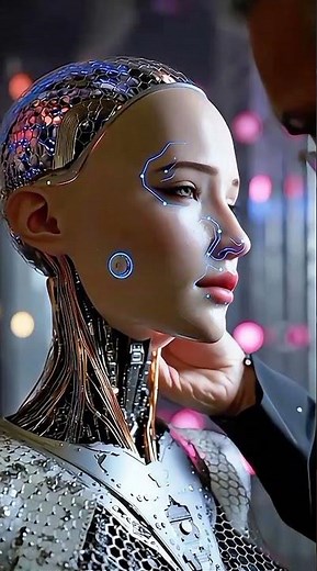 💙 The Robot Girl That Feels Almost Human! 😍 #FutureAiRobots