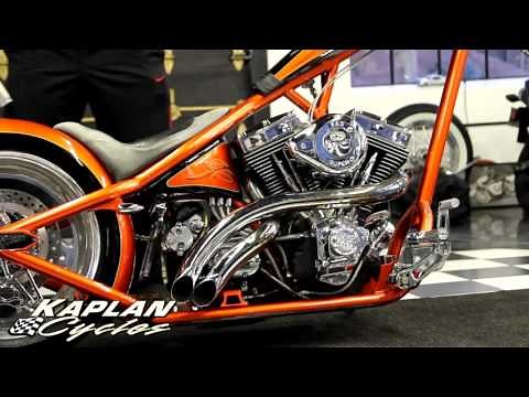Custom Redneck Engineering Orange Chopper | BADASS