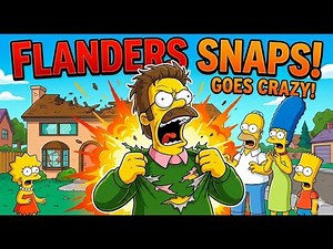 Simpsons Funny Moments | Ned Flanders Loses His Mind & Goes Crazy