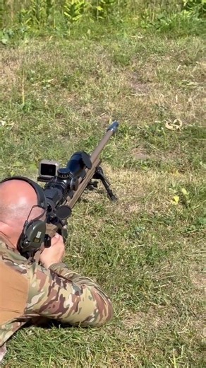 1012 meters. 6.5 Creedmoor. Gong target 1 MOA. Impact.#army #military #training