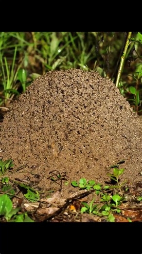 Fire Ants Building Their Hill: Night Timelapse