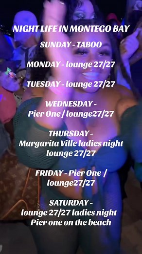 Save this for your next visit to Jamaica. #nightlife #mobay #montegobay #fypage #visitjamaica #thingstoknow #thingstodoinjamaica