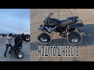 How To WHEELIE A BANSHEE *Step By Step*