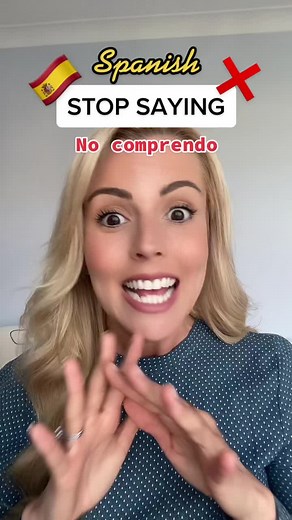 Stop saying “no comprendo”, instead use these and speak like a pro! 😎🇪🇸 #learnspanish #spanish #learnontiktok #spanishtips #spanishlessons #stopsaying