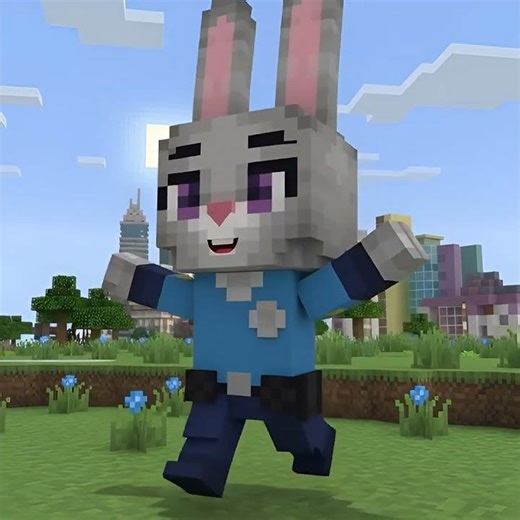 Judy Hopps Zootopia in Minecraft
