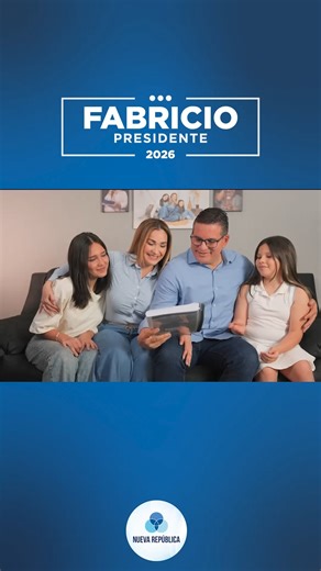 Fabricio Alvarado on Instagram: "Creo en una Costa Rica que se sana y se construye sobre familias fuertes, con principios y valores. Decidí luchar por la presidencia, porque pienso en el futuro de nuestros hijos y en el país que les vamos a dejar. Con fe, trabajo y buenas ideas, vamos a lograr una sola Costa Rica, la de la gente buena. #FabricioPresidente #ElPresidentedelagente #FamiliasFuertes #CostaRicaFuerte"