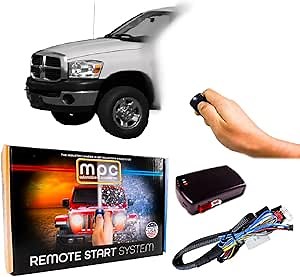 MPC Factory Remote Activated Remote Start Kit Compatible with 2008 Dodge RAM 2500/3500 - Plug-n-Play - Diesel Only - Premium USA Tech Support