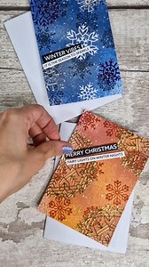 1K views · 38 reactions | For todays video we're getting inky with sprays to create fun snowflake backgrounds ❄️ I'll be back again at 7pm Wednesday (22nd) with a fun inside/outside gatefold card demo! Hope you enjoy  Emma (Design Team) x For our amazing stockists see: https://www.jamierodgerscrafts.com/stockists-list #creativeexpressionscraft #inksprays #jamierodgerscrafts #mixedmedia #CraftingCommunity #cardmaking #crafttutorials #cardmakingvideo | Creative Expressions | Facebook