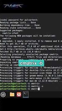 Turn Linux Mint Into The Matrix 🔥 Secret Hacker Mode #shorts