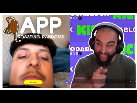 Roasting Randoms On Monkey App | Odablock Stream Clips