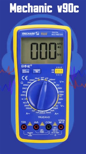 Baba Tools on Instagram: "Model: Mechanic V90C Shop now: https://babaocamachine.com/product/mechanic-v90c-multimeter/ Type: Digital Multimeter Function: Measures voltage, current, resistance, continuity, and other electrical parameters accurately Features: High-precision readings, durable build, user-friendly interface, and compact design Application: Electronics testing, circuit diagnostics, mobile repair, home and industrial electrical troubleshooting Ideal For: Technicians, electricians, elec