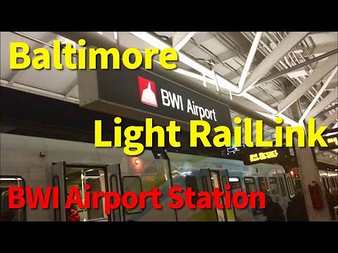 [ USA Station ] Baltimore Light RailLink - BWI Airport Station