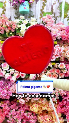 Crea una paleta gigante para San Valentín