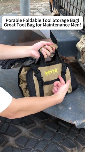 Porable Foldable Tool Storage Bag!Great Tool Bag for Maintenance Men!!#toolstorage#toolbag#travelbag#mencjanictools#toolpouch
