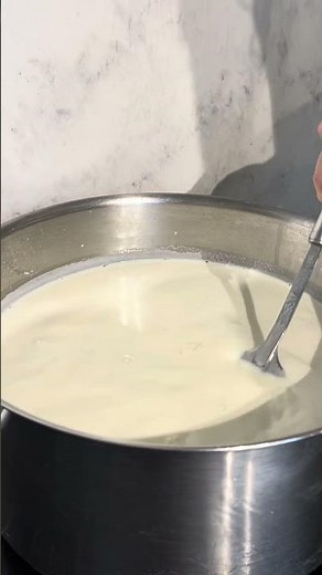 Let’s make some cheese adding some rennet #cheese #cheesemaking