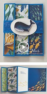 Accordion Tri Fold Card Card 15 Ways! — KarenTitus.com