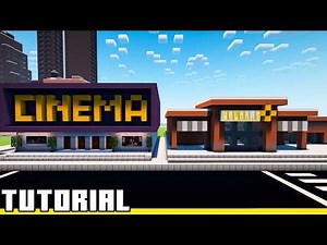 Minecraft Cinema, Ikea & Walmart Tutorial 🎥🛋️🛒