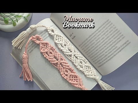 DIY Macrame Bookmarks With Tassel | Macrame Tutorials