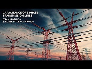 Power System1: 2 Capacitance of 3 Phase Transmission lines (Transposition & Bundled Conductors )