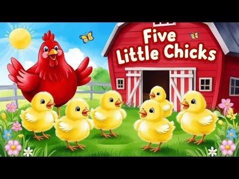 Five little chicks