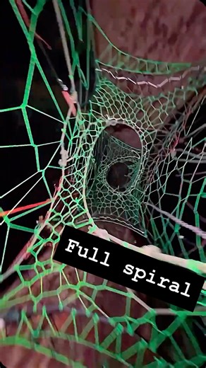 34K views · 274 reactions | The climb just keeps going. Franklins tower #dizzy #treenet #worldstallest #treeweb #web #spacenet #paracord #rope #art | Charlie's Webs | Facebook