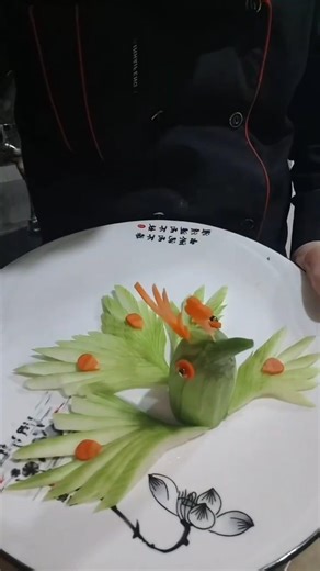 Creative Vegetable Art Transform Your Veggies into Animal Shapes#Plate decorated idea's#Knife Skills