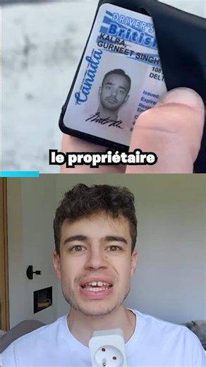 He found an identity card in the street