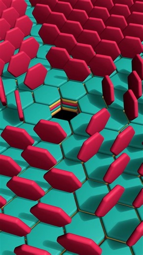 Hexagon Domino Wave Into The Hole ⬡🁢