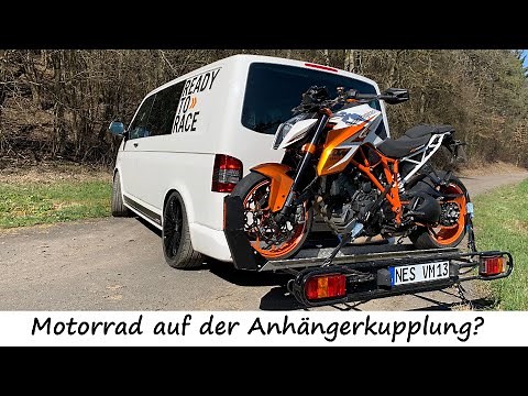 Motorrad auf der Anhängerkupplung? // VW T5 Motorrad Heckträger // Camper Umbau // Teil 10