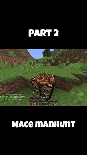 Mace Manhunt 💀 PART 2 #shorts #minecraft