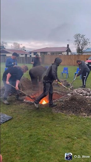 MĀORI WAY OF COOKING FOOD #shorts #hangi #happymāorinewyear #matariki