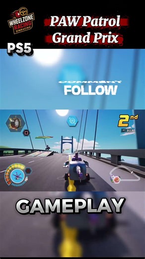 PAW patrol: Grand Prix GamePlay Racing #shorts #reels #gameplay #gaming #ps5 #pawpatrol