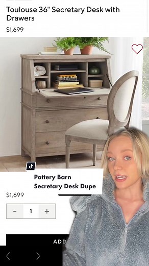 Pottery Barn Secretary Desk Dupes for Small Spaces